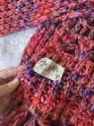 Free People Multicolor Knit Wool Acrylic Fringe Scarf For Women