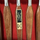 Washington Forge Stainless Steel Butter Knife Set Wood Handles  set Of 6 