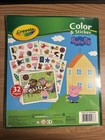 Crayola Peppa Pig Color   Sticker Coloring Book 50  Stickers 32 Pages Ages 3 