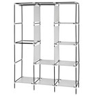 71  Portable Clothes Storage Closet Organizer Wardrobe Rack Shelves Fabric Steel