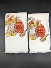 Vintage Cotton Terry Cloth Kitchen Dish Towel Butter Cookie Cottage Core Brown