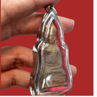 Thai Buddha Amulet Phra Hu Yan Lopburi Large Pim Sacred Pendant Waterproof Case