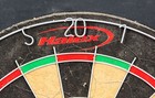 Halex Regulation Size Dart Board Cork Used - Vintage