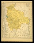 Ca 1941 Bolivia Map Wall Art South America Sucre La Paz Original Atlas