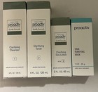 New Proactiv Clarifying Cleanser 1 - Toner 2- Day Lotion 3 -skin Purifying Mask 