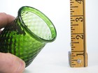 Antique 19th C  Victorian Green Glass Christmas Candle Fairy Light