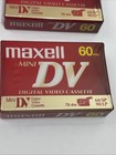 Lot Of 3 Maxell Mini Dv 60 Minute Digital Video Cassettes Dvm60se