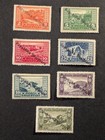 Albania 1925  179-185 Mh Og Mint Hinged Original Gum - Overprinted Set Of 7