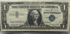 1957a One Dollar Silver Certificate Note-  1 Blue Seal Bill Circulated Nice Bill