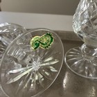 Vtg Waterford Crystal Salt And Pepper Shakers   6 Inches Tall   Lismore Footed