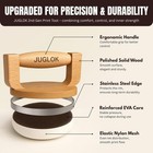 Juglok 4-inch Wooden Printing Tool For Block     Espresso Walnut 