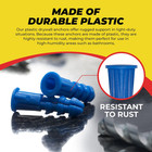 Drywall Anchors Premium Quality Ribbed Lightweight Plastic Anchors For Hollow Wa