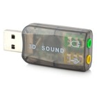 5 1 Usb To 3 5mm Mic Headphone Jack Stereo Headset 3d Sound Card Audio Adapter