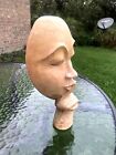 Bali Tribal Hand Carved Wood Face Shhh Mask Art Wall Decor Indonesian Ethnic