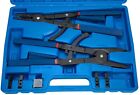 16  Large Circlip Snap Ring Pliers Kit Heavy Duty Retaining Ring Ratcheting Tool