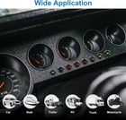 8pcs 1 2 Inch 12v Led Waterproof Metal Pilot Dash Indicat Color  Multi-colored