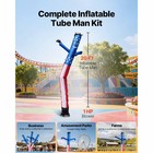 Uimoso Inflatable Tube Figure With 1 Hp Blower Fan  20 Ft Tall Waving Display