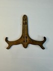 Small Folding Brass Metal Plate Stand Easel Display Holder Bronze Tone 5 
