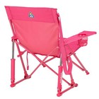 Kickback Rocker Foldable Rocking Camp Chair  Sport Pink