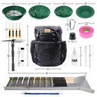 Asr Outdoor Deluxe 50  Aluminum Folding Sluice Box Gold Panning Backpack Kit