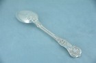 Tiffany English King Sterling Silver 7  Oval Soup Dessert Spoon No Monogram