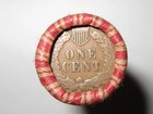 Sealed Wheat Indian Head Penny Mix Shotgun Roll With Indian Cent End Coin
