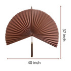 Bamboo Fan Wall Decor  Oversize Fan For Wall Decor  Above Bed Decor