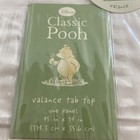 Disney Winnie The Pooh Valance Tab Top 45    X 14    Hurry To Bed The Moon Is Waking