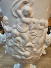Vintage Elpa Alcobaca White Handled Urn Made In Portugal 11 5 