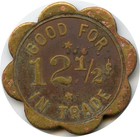 Rawlins  Wyoming Wy T  R  Ryan Club Saloon Maverick Good For 12     Trade Token