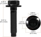 Crankshaft Pulley Bolt F5rz-6a340-b Crank Tool For Ford Lincoln Mercury Vehicles