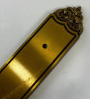 Classic Arched Solid Brass Door Push Plate - Durable Hardware Decor Faceplate