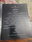  lestat   By Anne Rice Original 2005 Broadway  Souvenir Theatre Program S f 