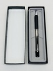 New Nos Vintage Sanford Silhouette Ball Point Pen Stainless Barrel Japan Ink Dry