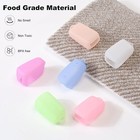 6 Pack Silicone Toothbrush Covers  Travel Toothbrush Head Caps For Manual And