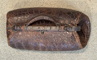 Antique   Alligator   Crocodile Leather Medical   Doctor   s Bag   No Key