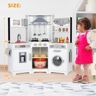 Kids Corner Cooking Pretend Playset Kitchen Wooden Toys Gifts W  Lights   Sounds