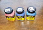 Fiebing s Acrylic Dye For Leather 90  Trquoise   100  Blue And 50   Red 2 Fl Oz