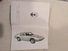 Mistral Maserati Manual 1963-1970 Owner s Guide Handbook Reprint