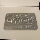 Minnesota Motorcycle License Plate    Exp  02 11