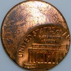 1980 s Lincoln Memorial Cent Struck Off Center Error Coin I862