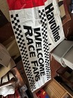 New Large Nascar Welcome Race Fans Budweiser Banner Sign Beer