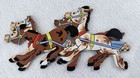 Vintage Nursery Baby Wall Decor Western Cowboys Horses 50   s Dolly Toy Co