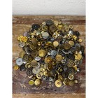 Vintage   Antique Metal Brass Buttons Lot Of 300  Shank Buttons Us Military