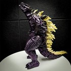 Fully Articulated Godzilla Figure Powered Gold 11 Inches  Posable Moving