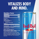 Red Bull Sugar Free Energy Drink With 80mg Caffeine Plus Taurine   B Vitamins  8