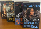 Tolkien Book   Dvd Lot  7  The Hobbit   Lord Of The Rings Trilogy Paperbacks Vg