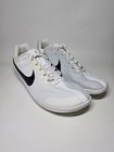 Size 12 5 Nike  Zoom Rival Track   Field Distance Spikes Dc8725-100 White black
