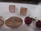 5 Sets Fashion  Vintage Cufflinks     Pairs  New Condition