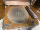 Rare Vintage Rca Victor Victrola Phonograph Radio Record Player U-10 Wood Case